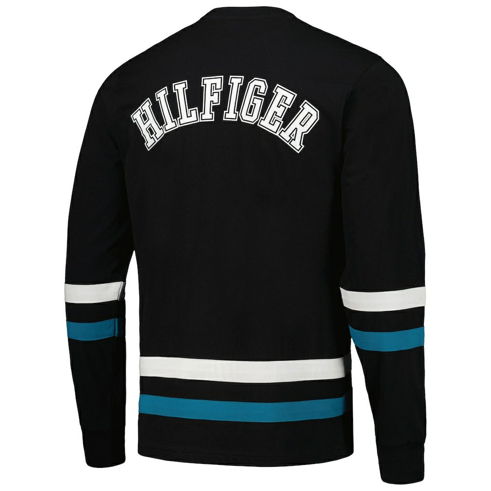 Jacksonville Jaguars Tommy Hilfiger Nolan Long Sleeve T-Shirt - Black/Teal - NFL