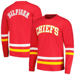 Kansas City Chiefs Tommy Hilfiger Nolan Long Sleeve T-Shirt - Red/Gold - NFL
