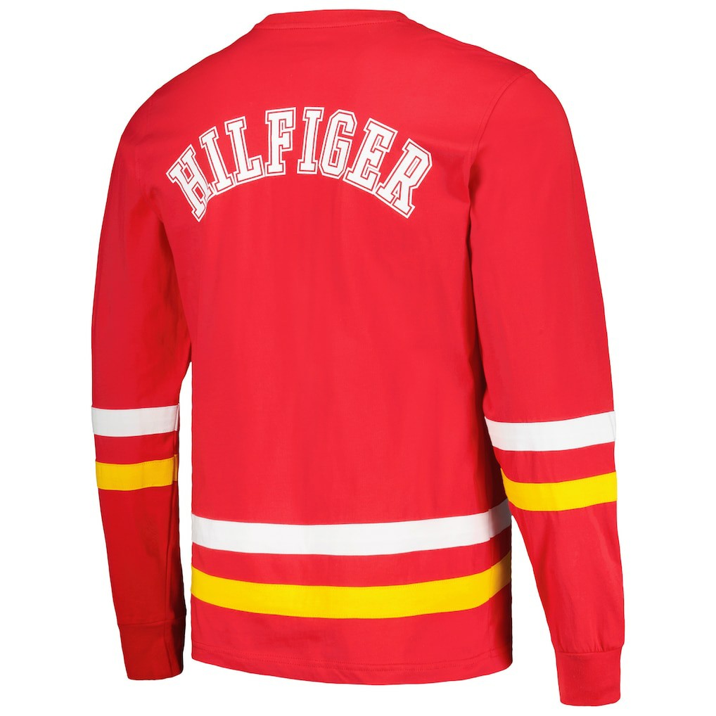 Kansas City Chiefs Tommy Hilfiger Nolan Long Sleeve T-Shirt - Red/Gold - NFL