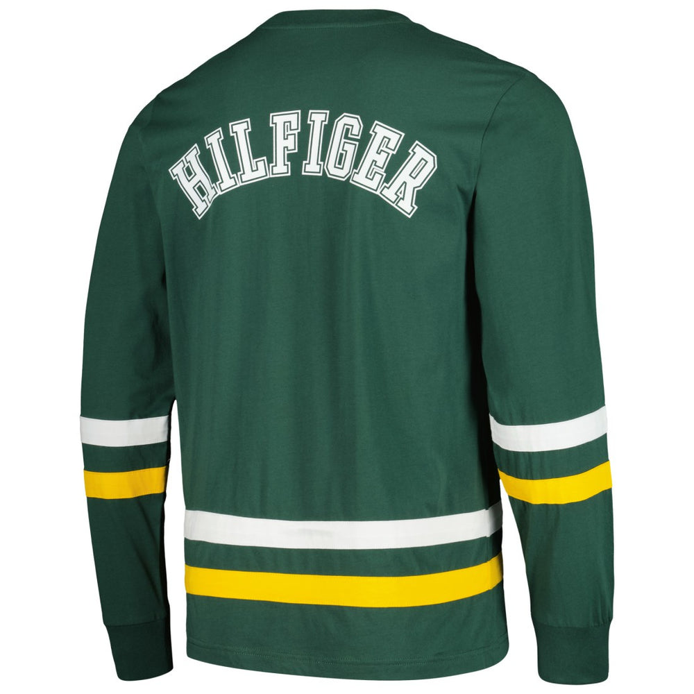 Green Bay Packers Tommy Hilfiger Nolan Long Sleeve T-Shirt - Green/Gold - NFL