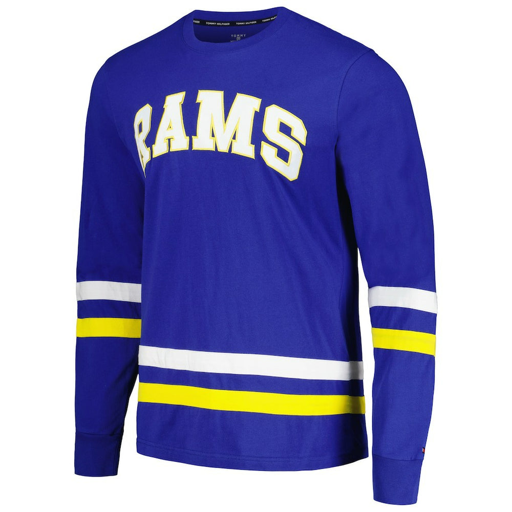 Los Angeles Rams Tommy Hilfiger Nolan Long Sleeve T-Shirt - Royal/Gold - NFL