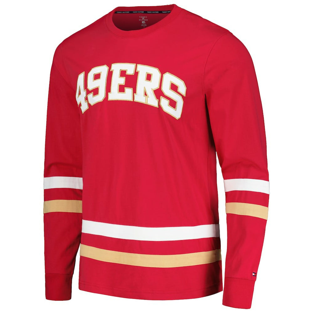 San Francisco 49ers Tommy Hilfiger Nolan Long Sleeve T-Shirt - Red/Gold - NFL