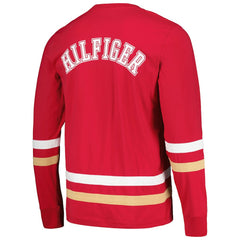 San Francisco 49ers Tommy Hilfiger Nolan Long Sleeve T-Shirt - Red/Gold - NFL