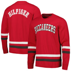 Tampa Bay Buccaneers Tommy Hilfiger Nolan Long Sleeve T-Shirt - Red/Pewter - NFL