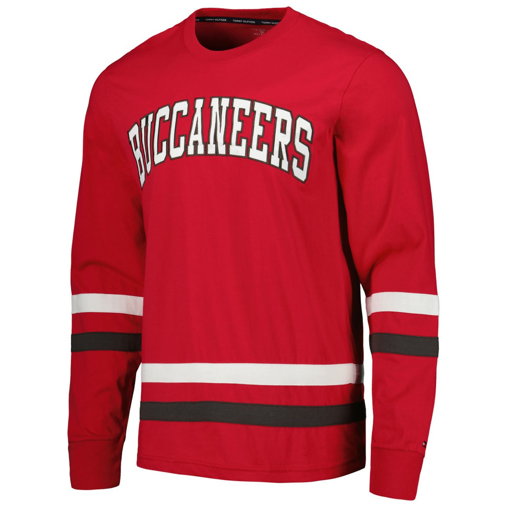 Tampa Bay Buccaneers Tommy Hilfiger Nolan Long Sleeve T-Shirt - Red/Pewter - NFL
