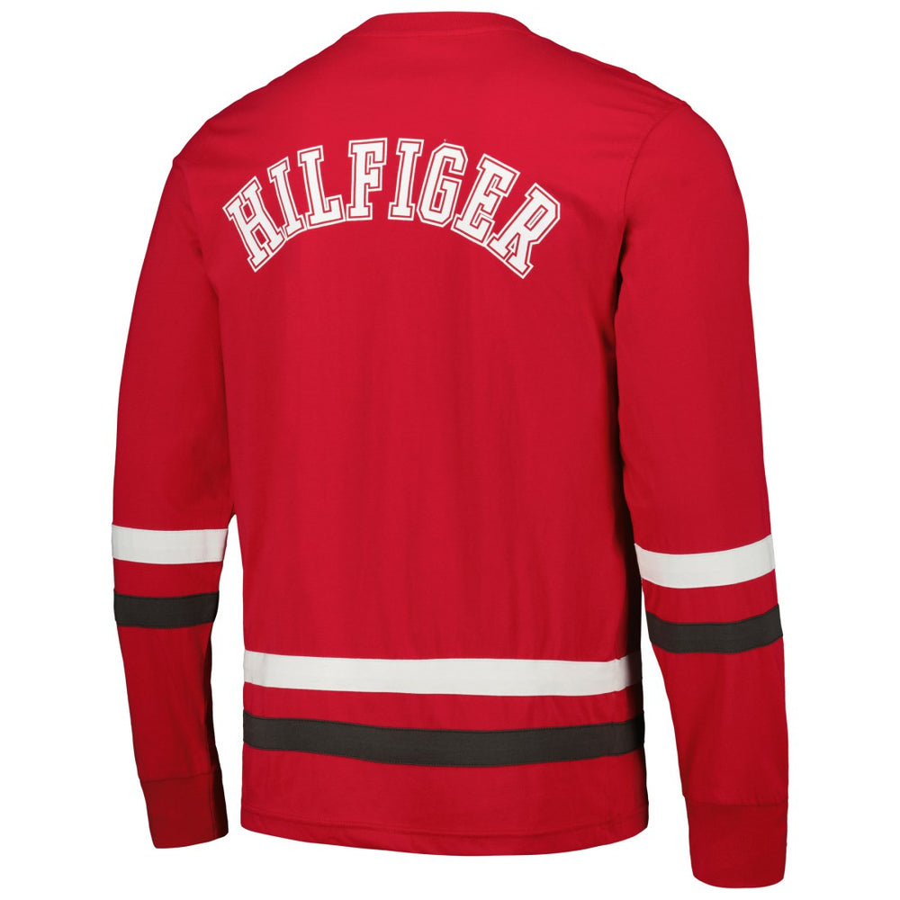 Tampa Bay Buccaneers Tommy Hilfiger Nolan Long Sleeve T-Shirt - Red/Pewter - NFL