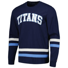 Tennessee Titans Tommy Hilfiger Nolan Long Sleeve T-Shirt - Navy/Light Blue - NFL