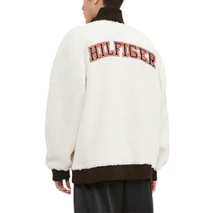 Cleveland Browns Tommy Hilfiger Jordan Sherpa Quarter-Zip Sweatshirt - Cream - NFL