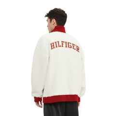 San Francisco 49ers Tommy Hilfiger Jordan Sherpa Quarter-Zip Sweatshirt - Cream - NFL