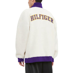 Minnesota Vikings Tommy Hilfiger Jordan Sherpa Quarter-Zip Sweatshirt - Cream - NFL