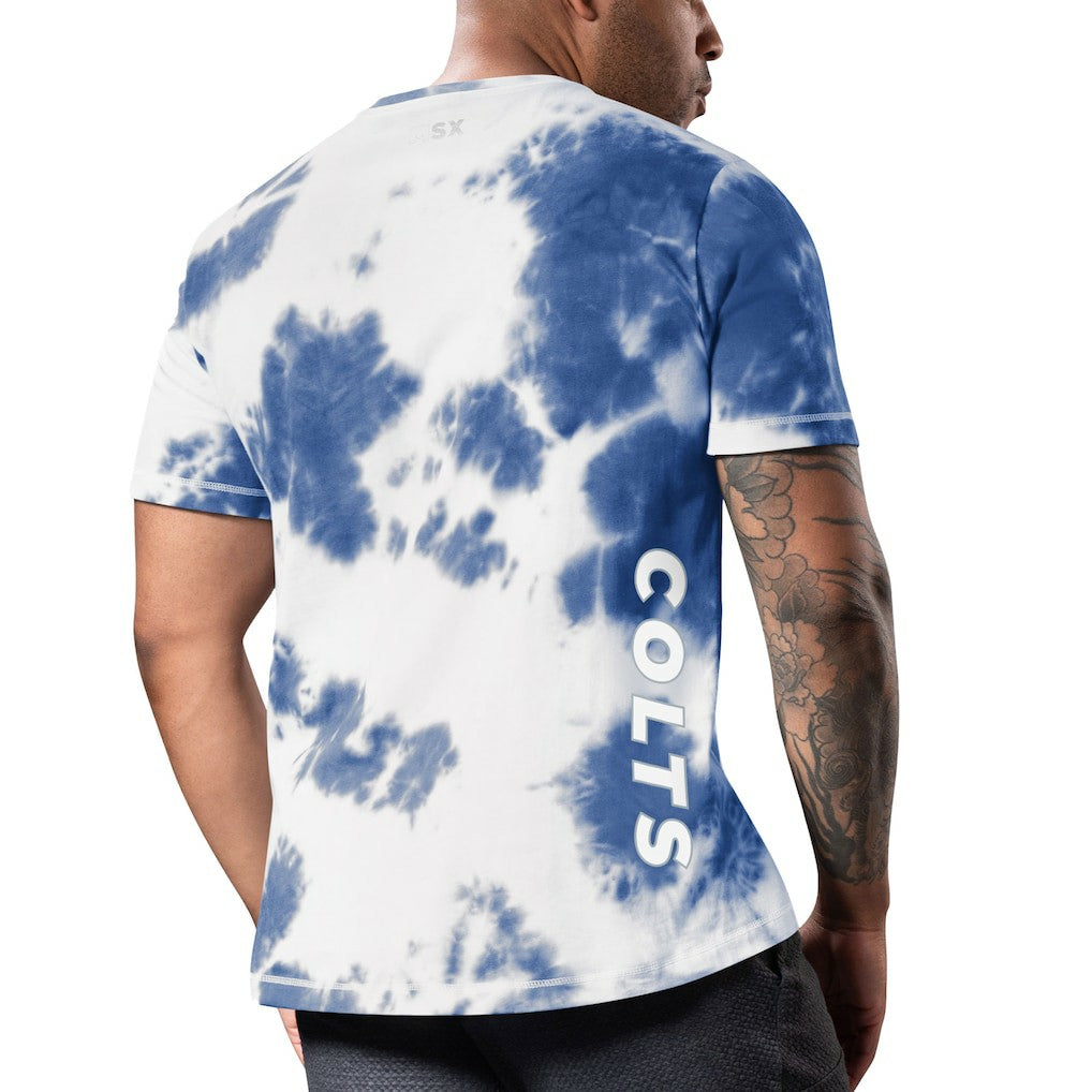 Indianapolis Colts MSX by Michael Strahan Freestyle Tie-Dye T-Shirt - Royal - NFL
