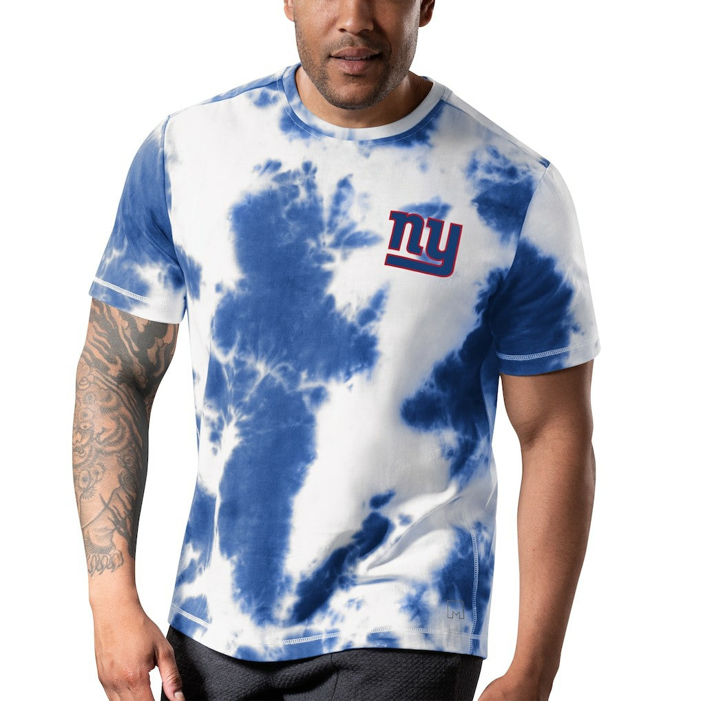 New York Giants MSX by Michael Strahan Freestyle Tie-Dye T-Shirt - Royal - NFL