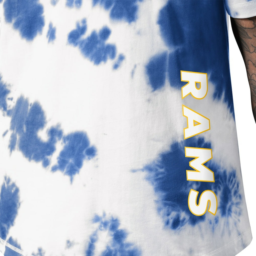Los Angeles Rams MSX by Michael Strahan Freestyle Tie-Dye T-Shirt - Royal - NFL