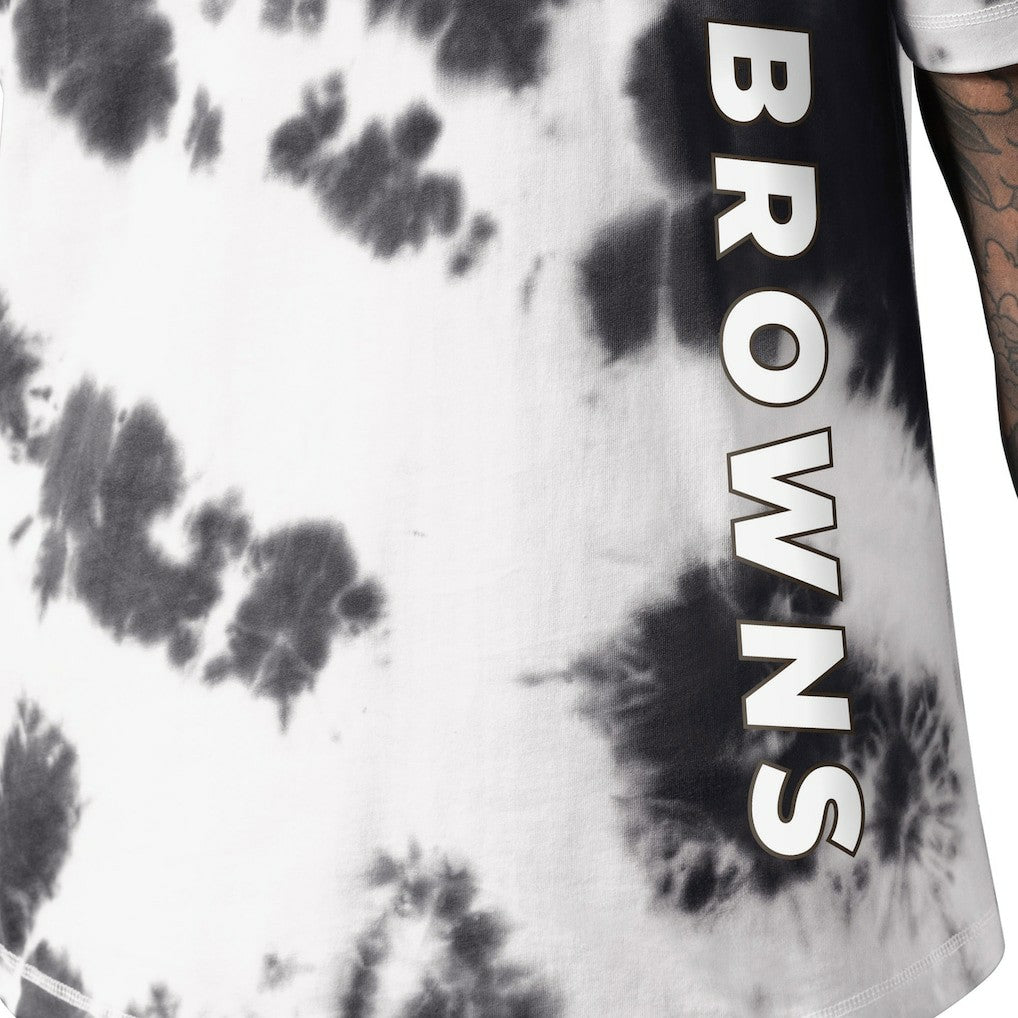 Cleveland Browns MSX by Michael Strahan Freestyle Tie-Dye T-Shirt - Black - NFL