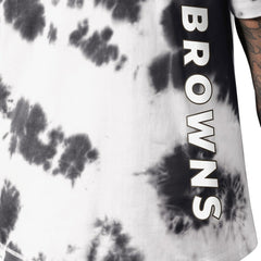 Cleveland Browns MSX by Michael Strahan Freestyle Tie-Dye T-Shirt - Black - NFL