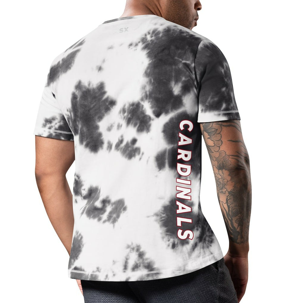 Arizona Cardinals MSX by Michael Strahan Freestyle Tie-Dye T-Shirt - Black - NFL