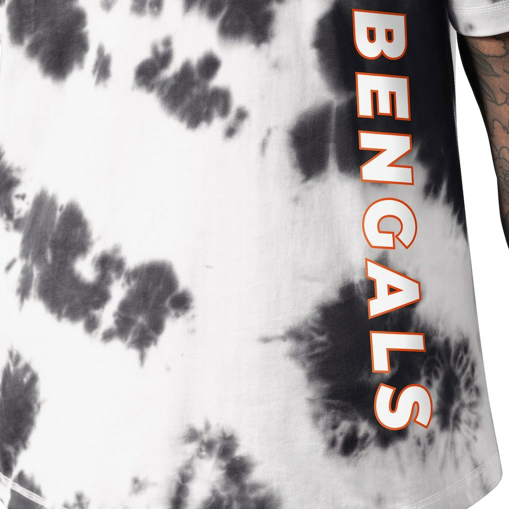 Cincinnati Bengals MSX by Michael Strahan Freestyle Tie-Dye T-Shirt - Black - NFL