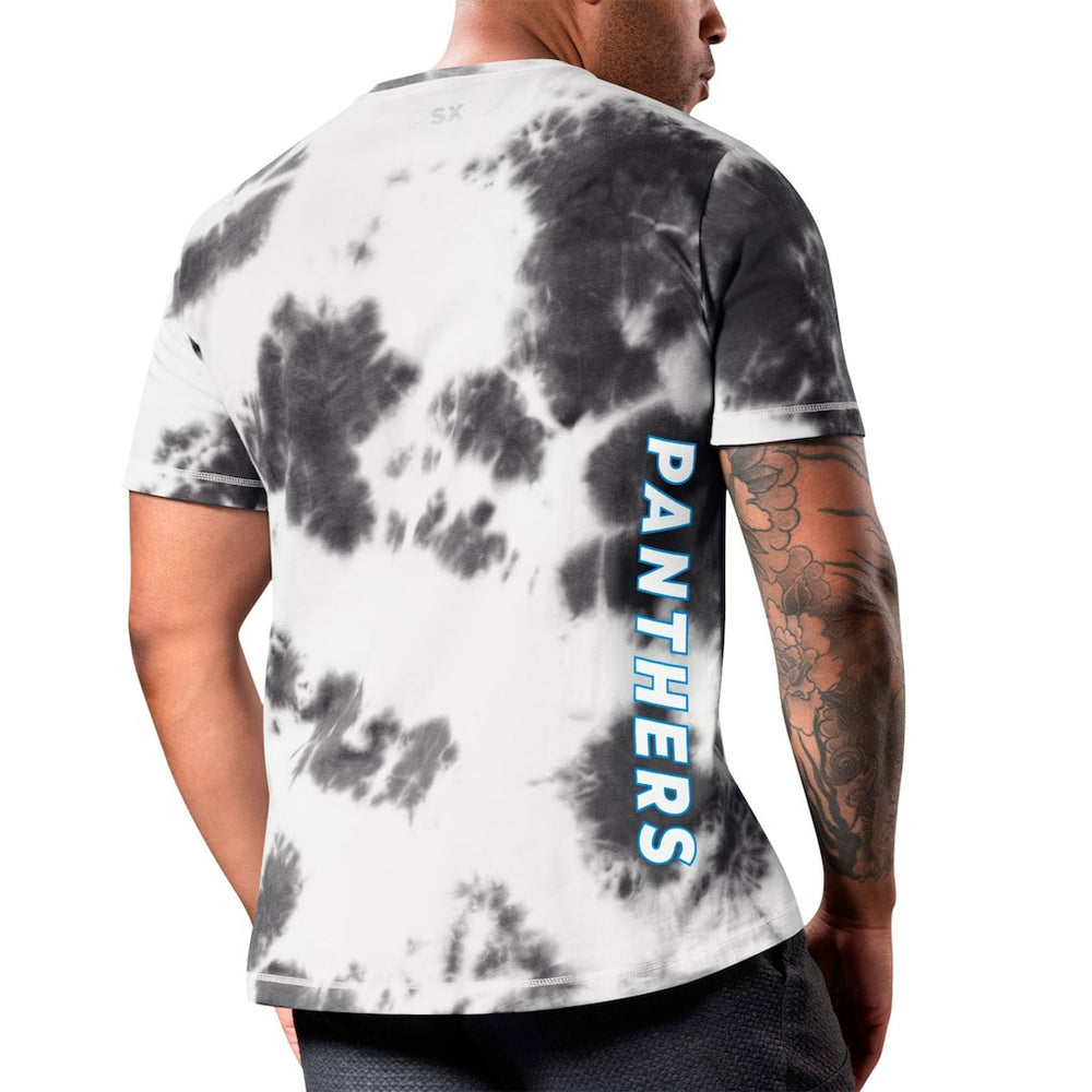 Carolina Panthers MSX by Michael Strahan Freestyle Tie-Dye T-Shirt - Black - NFL
