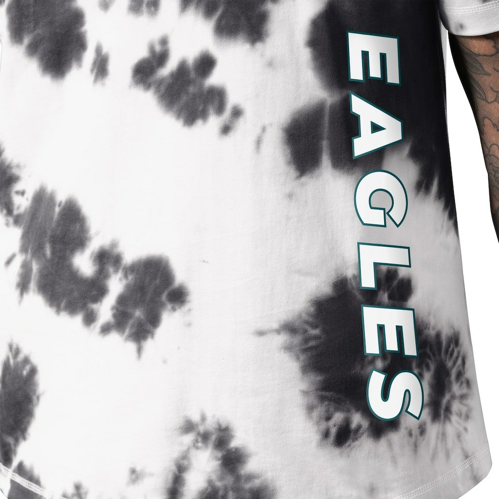 Philadelphia Eagles MSX by Michael Strahan Freestyle Tie-Dye T-Shirt - Black - NFL