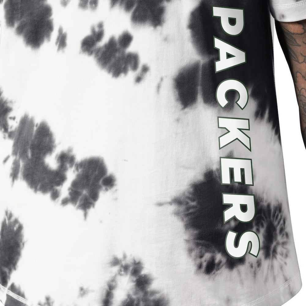 Green Bay Packers MSX by Michael Strahan Freestyle Tie-Dye T-Shirt - Black - NFL