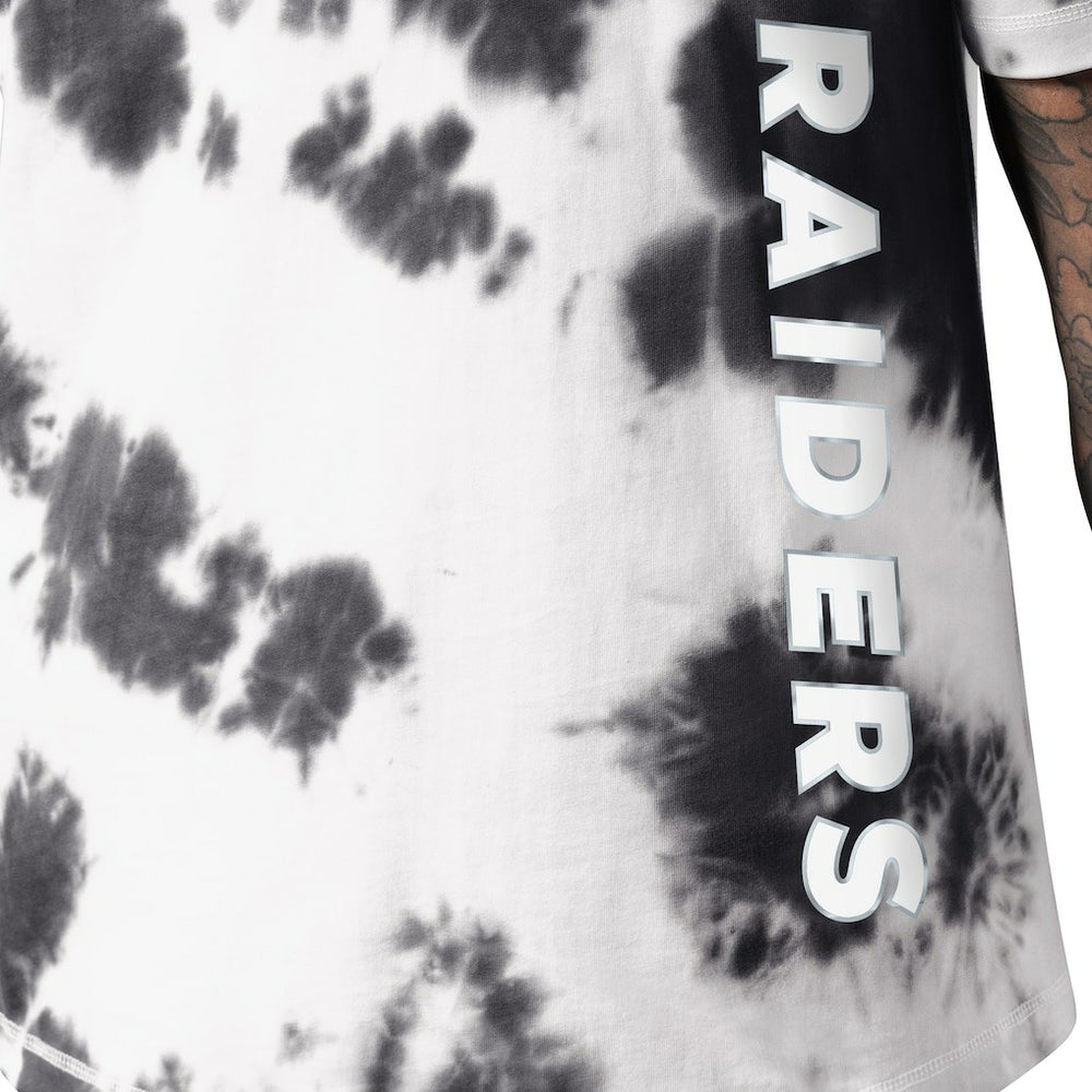 Las Vegas Raiders MSX by Michael Strahan Freestyle Tie-Dye T-Shirt - Black - NFL
