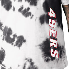 San Francisco 49ers MSX by Michael Strahan Freestyle Tie-Dye T-Shirt - Black - NFL