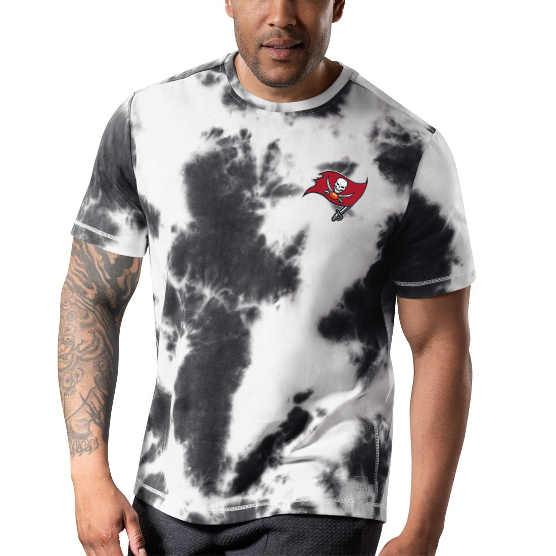 Tampa Bay Buccaneers MSX by Michael Strahan Freestyle Tie-Dye T-Shirt - Black - NFL