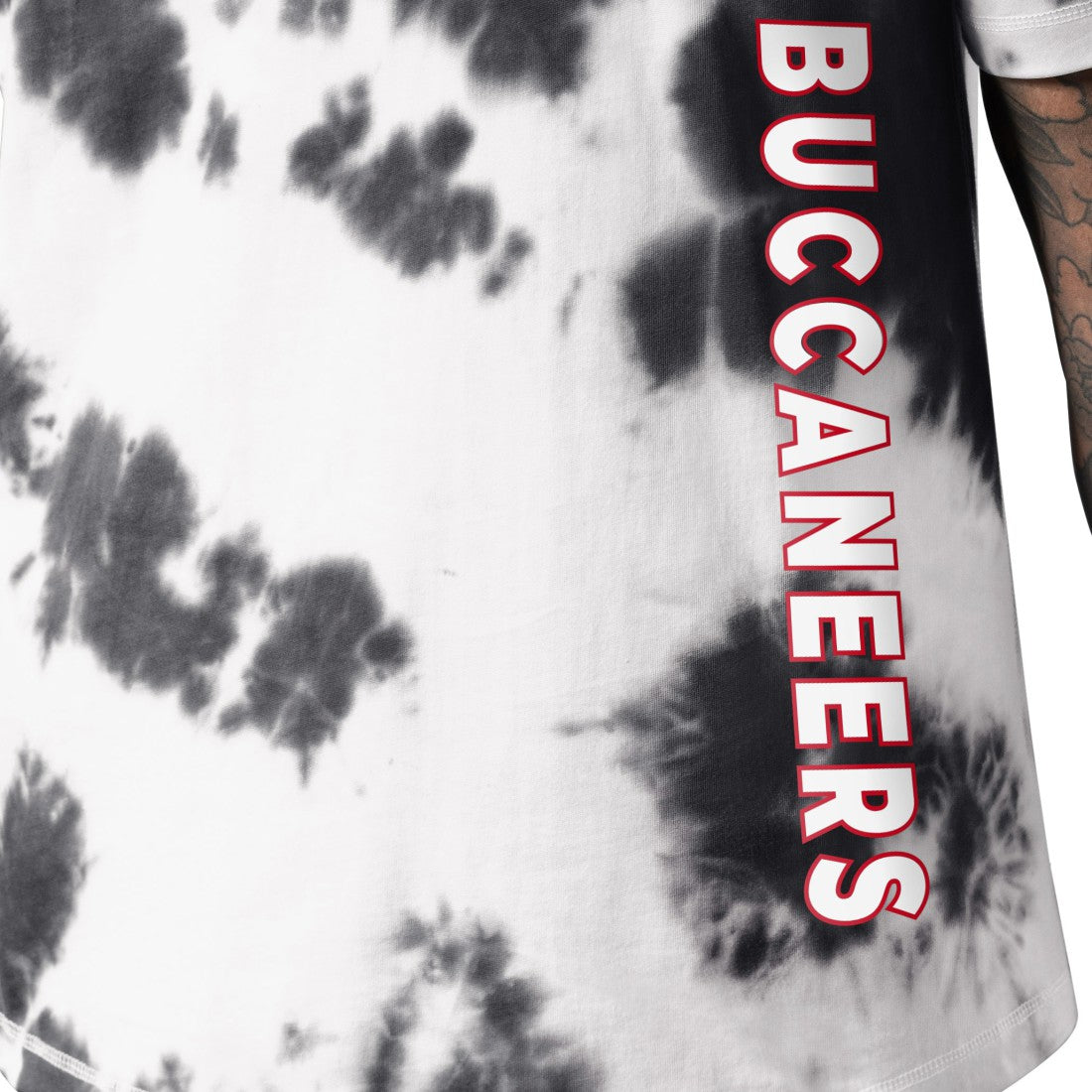 Tampa Bay Buccaneers MSX by Michael Strahan Freestyle Tie-Dye T-Shirt - Black - NFL