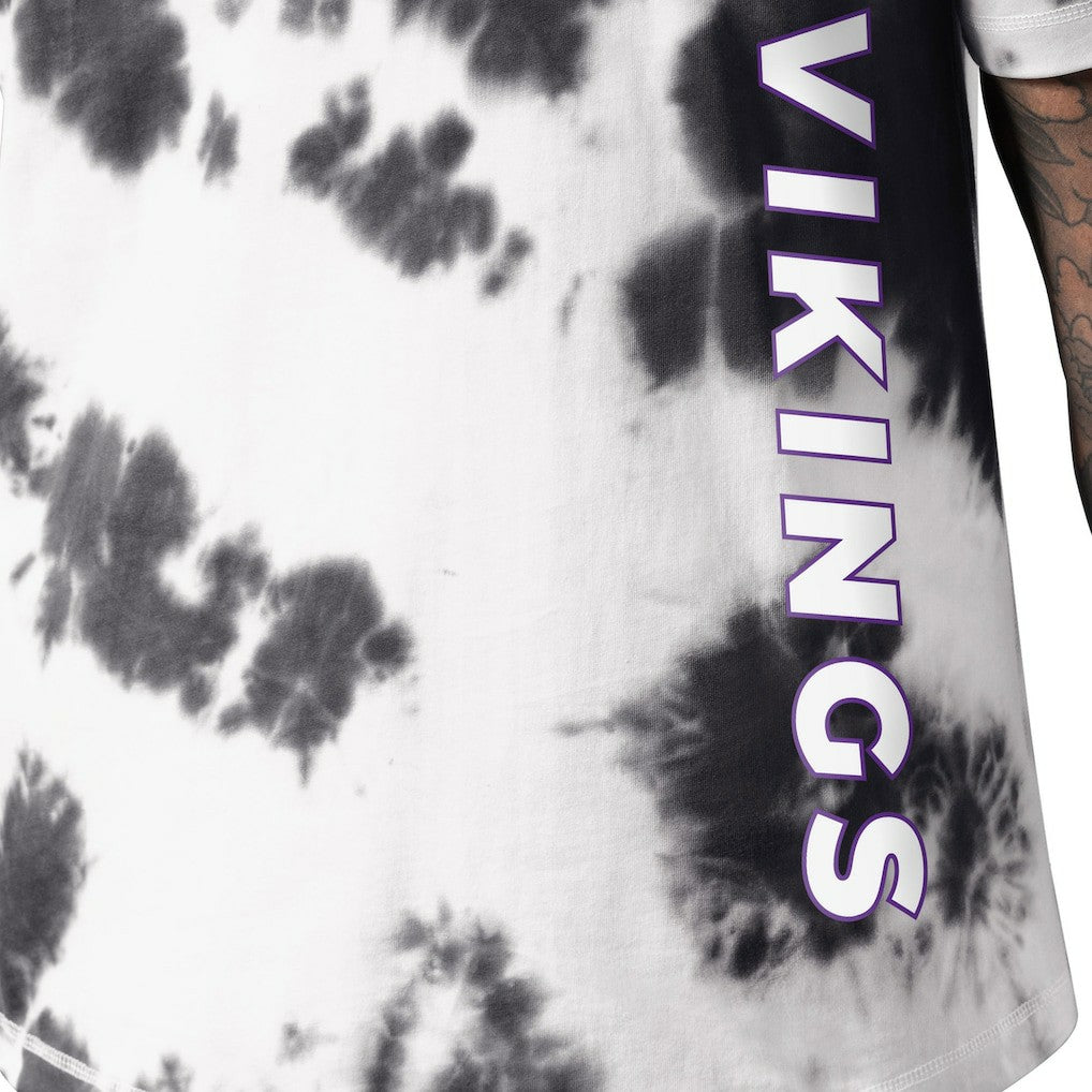 Minnesota Vikings MSX by Michael Strahan Freestyle Tie-Dye T-Shirt - Black - NFL