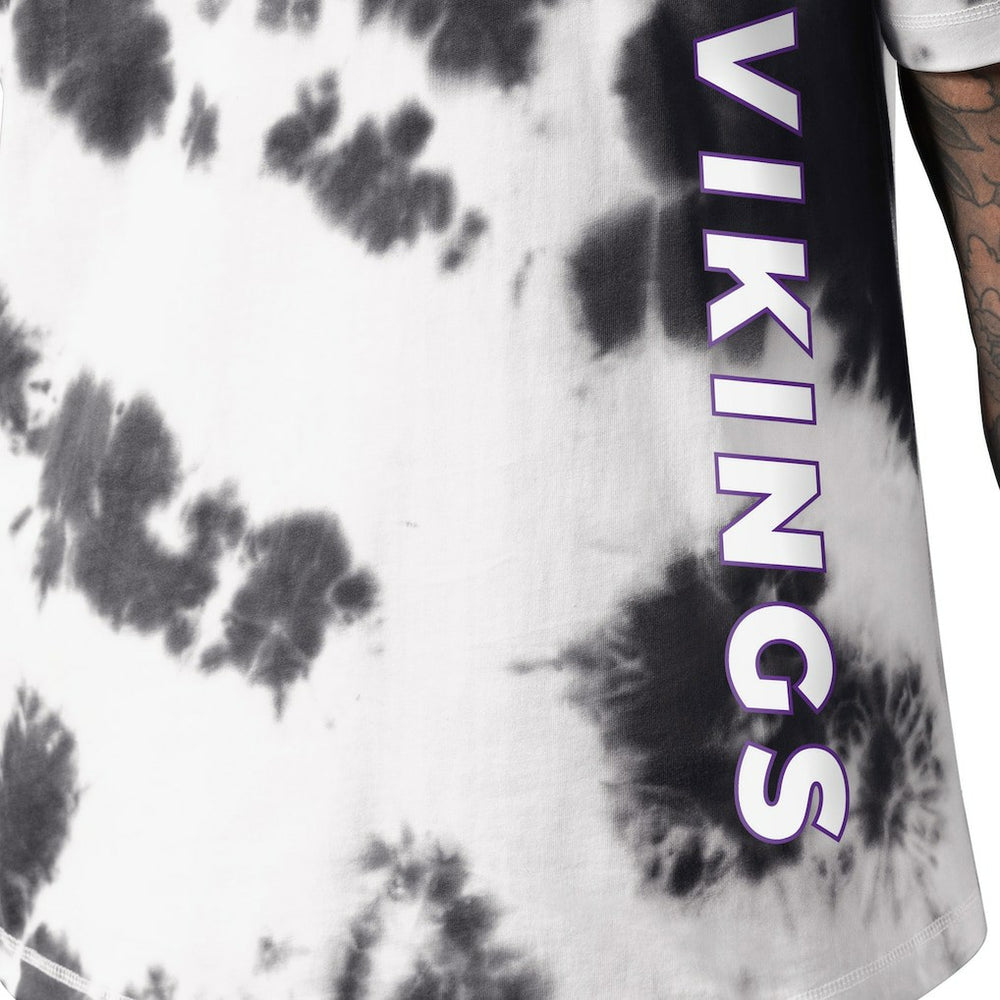 Minnesota Vikings MSX by Michael Strahan Freestyle Tie-Dye T-Shirt - Black - NFL