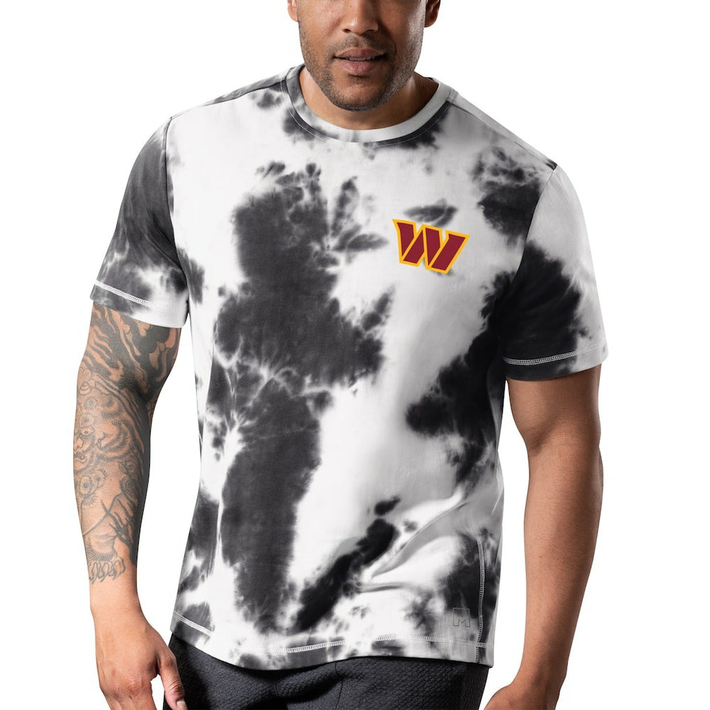 Washington Commanders MSX by Michael Strahan Freestyle Tie-Dye T-Shirt - Black - NFL