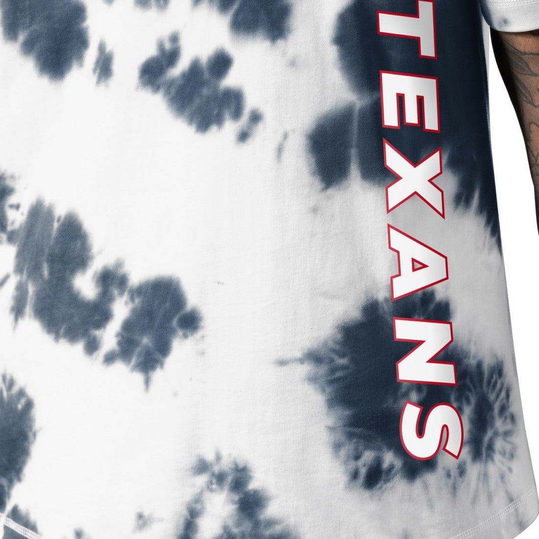 Houston Texans MSX by Michael Strahan Freestyle Tie-Dye T-Shirt - Navy - NFL