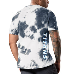 Tennessee Titans MSX by Michael Strahan Freestyle Tie-Dye T-Shirt - Navy - NFL