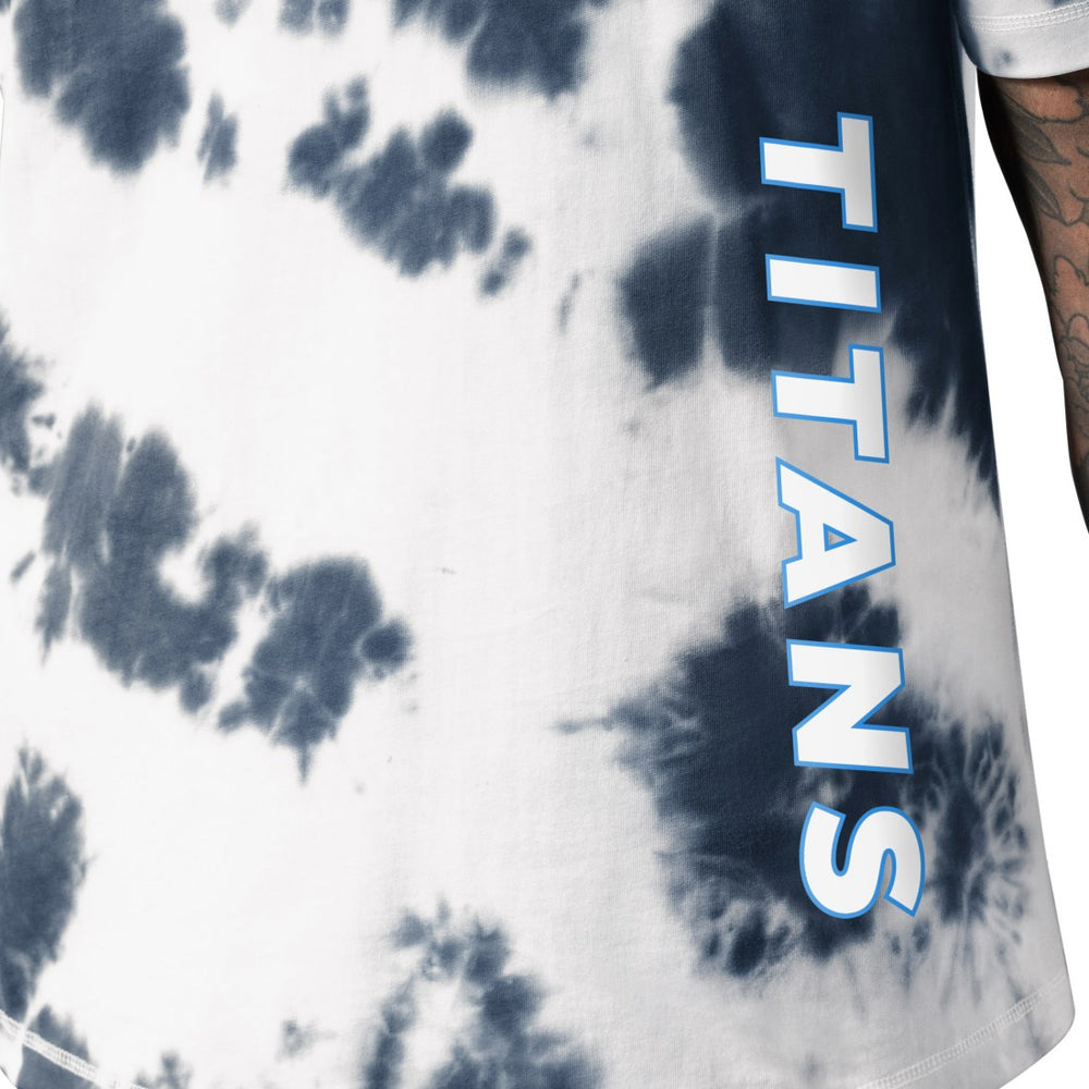 Tennessee Titans MSX by Michael Strahan Freestyle Tie-Dye T-Shirt - Navy - NFL