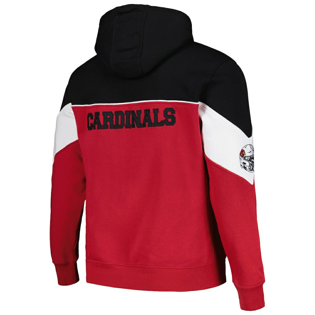 Arizona Cardinals Starter Running Back Full-Zip Hoodie - Cardinal/Black - NFL