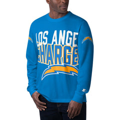 Los Angeles Chargers Starter Clutch Hit Long Sleeve T-Shirt - Powder Blue - NFL
