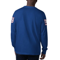 New York Giants Starter Clutch Hit Long Sleeve T-Shirt - Royal - NFL