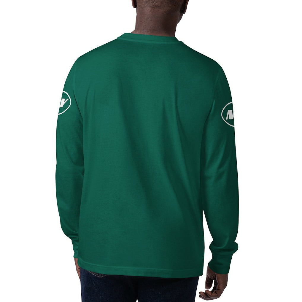 New York Jets Starter Clutch Hit Long Sleeve T-Shirt - Green - NFL