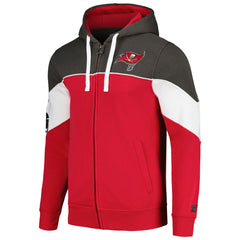 Tampa Bay Buccaneers Starter Running Back Full-Zip Hoodie - Red/Pewter - NFL