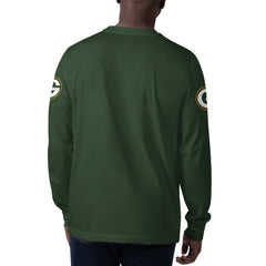 Green Bay Packers Starter Clutch Hit Long Sleeve T-Shirt - Green - NFL