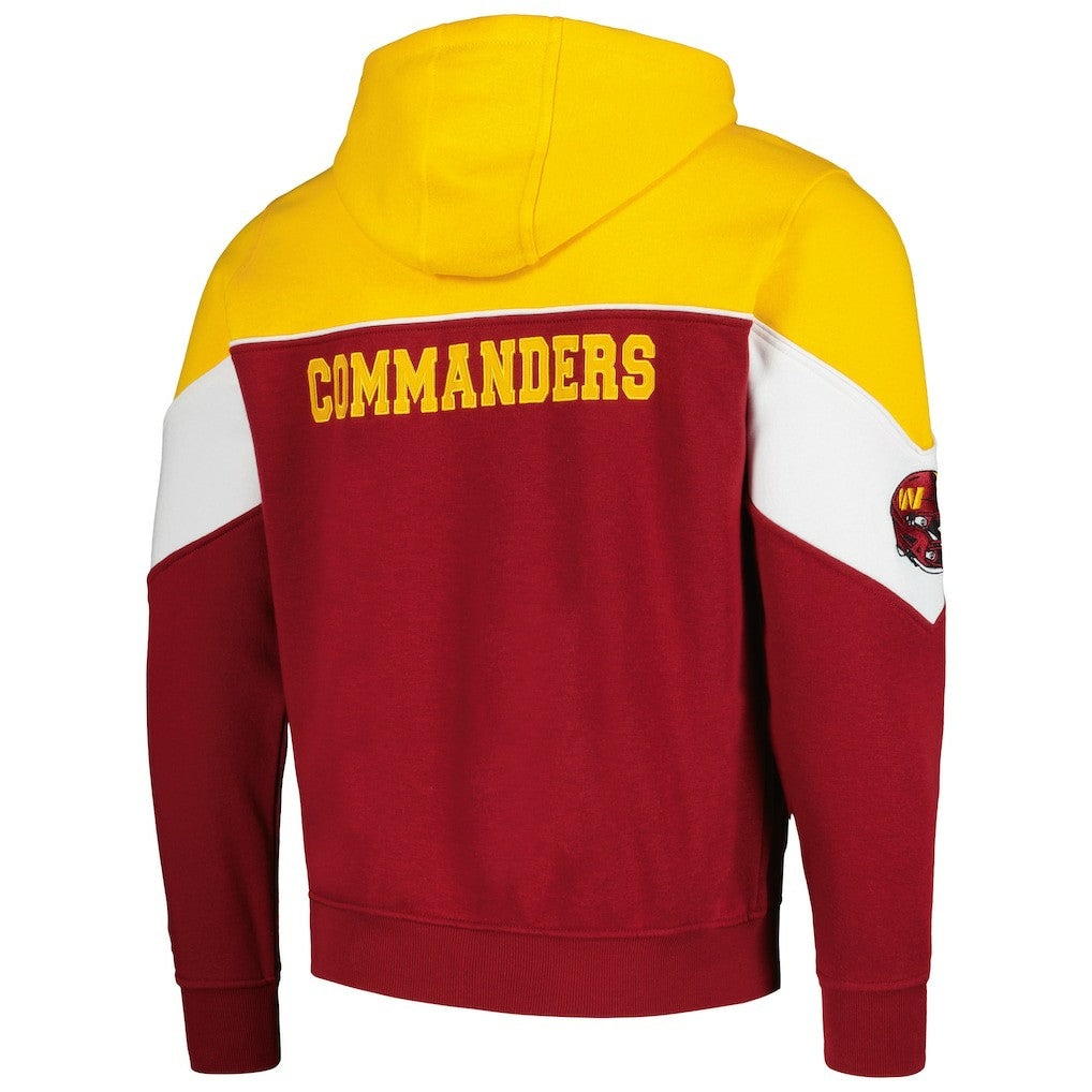 Washington Commanders Starter Running Back Full-Zip Hoodie - Burgundy/Gold - NFL