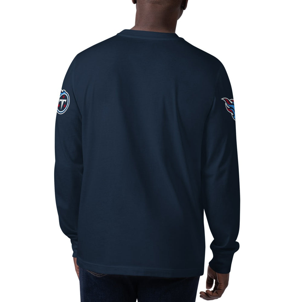 Tennessee Titans Starter Clutch Hit Long Sleeve T-Shirt - Navy - NFL