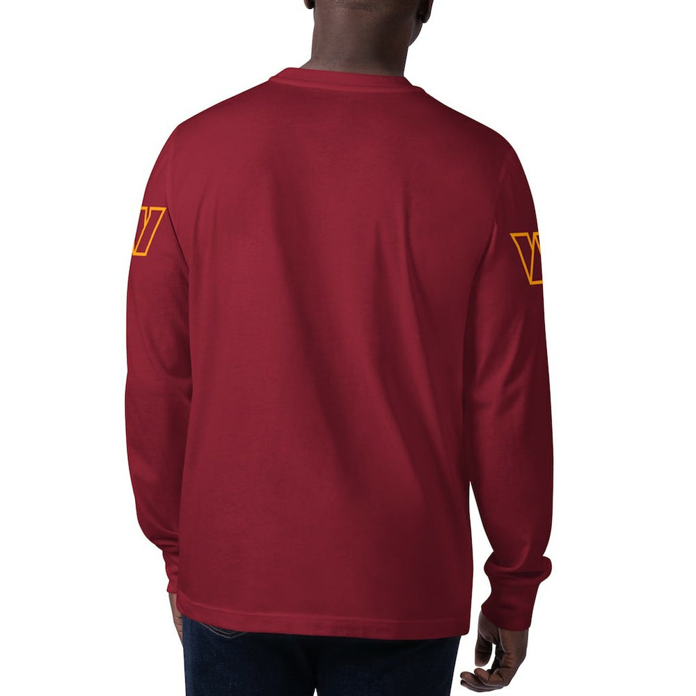 Washington Commanders Starter Clutch Hit Long Sleeve T-Shirt - Burgundy - NFL