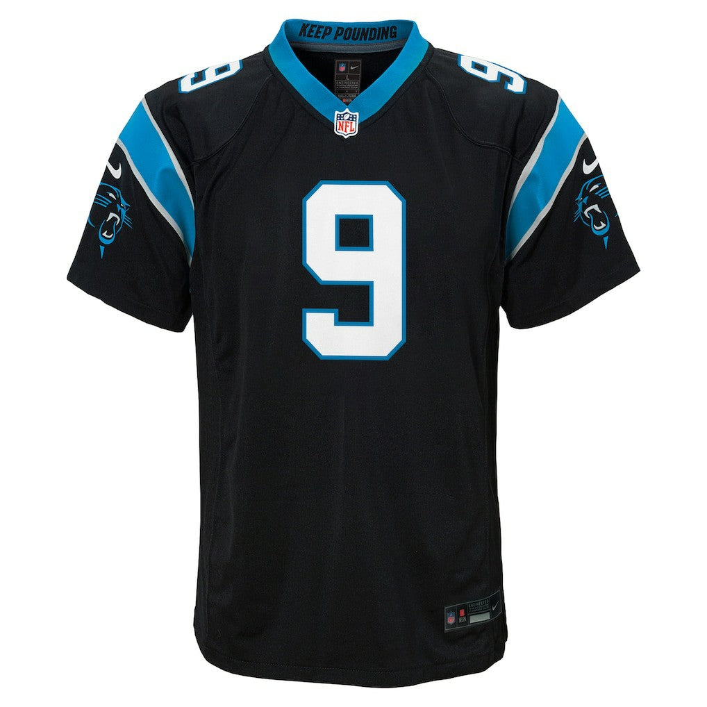 Bryce Young Carolina Panthers Youth Game Jersey - Black - Nike