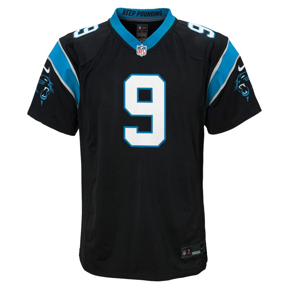 Bryce Young Carolina Panthers Youth Game Jersey - Black - Nike