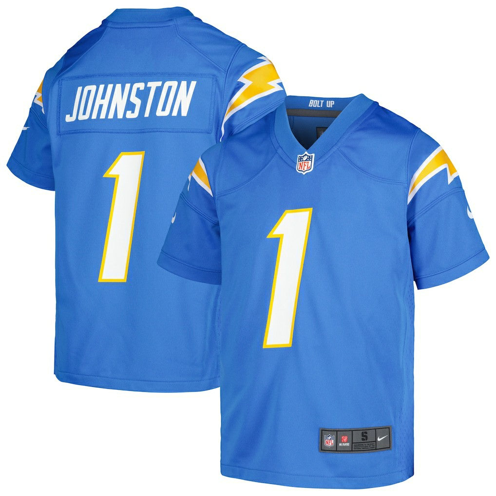 Quentin Johnston Los Angeles Chargers Youth Game Jersey - Powder Blue - Nike