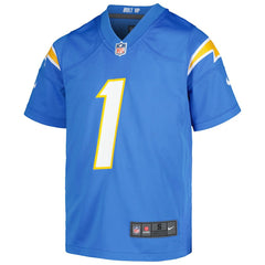 Quentin Johnston Los Angeles Chargers Youth Game Jersey - Powder Blue - Nike