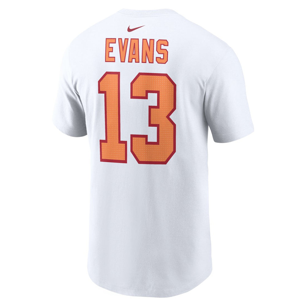Mike Evans '76 Tampa Bay Buccaneers 50th Season Name & Number T-Shirt - White - Nike