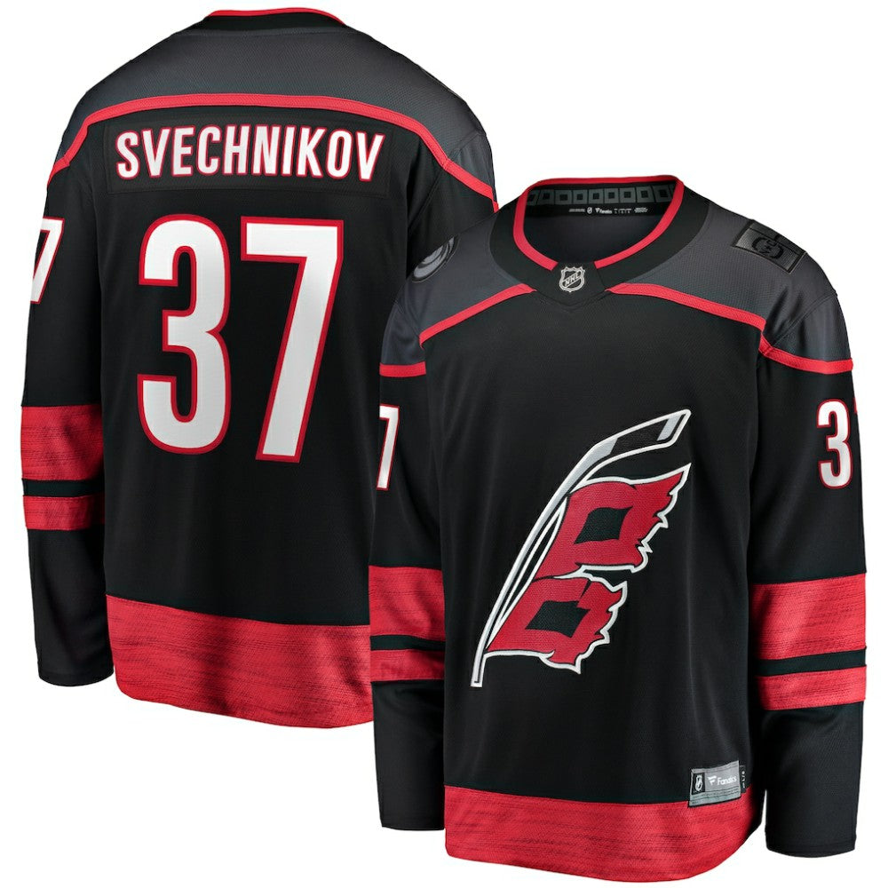 Andrei Svechnikov Carolina Hurricanes Fanatics Home Breakaway Jersey - Black | Fanatics Lifestyle