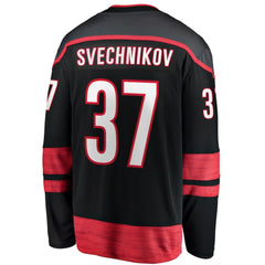 Andrei Svechnikov Carolina Hurricanes Fanatics Home Breakaway Jersey - Black | Fanatics Lifestyle